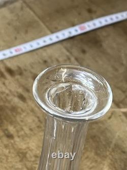 Carafe Cristal De Baccarat Ancienne Cognac J G Monnet & Cie Vers 1900 Ciselee