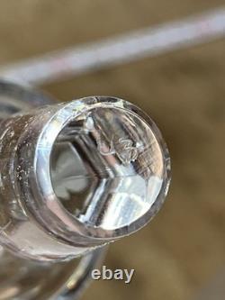 Carafe Cristal De Baccarat Ancienne Cognac J G Monnet & Cie Vers 1900 Ciselee