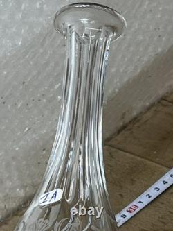Carafe Cristal De Baccarat Ancienne Cognac J G Monnet & Cie Vers 1900 Ciselee