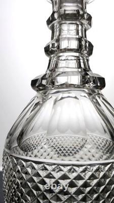 Carafe ancienne en cristal Saint-Louis Modèle Trianon (avant 1936)