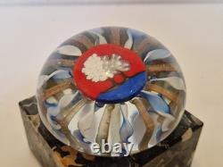 Clichy Sulfure ancien décor arbre (de la liberté) D. 9 cm XIXème siècle