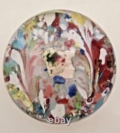 Clichy Sulfure ancien inclusion tête de femme- D. 8,9 cm XIXème siècle