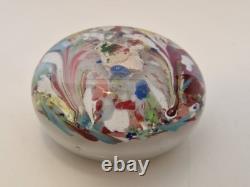 Clichy Sulfure ancien inclusion tête de femme- D. 8,9 cm XIXème siècle