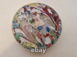 Clichy Sulfure ancien inclusion tête de femme- D. 8,9 cm XIXème siècle