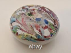 Clichy Sulfure ancien inclusion tête de femme- D. 8,9 cm XIXème siècle