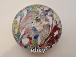 Clichy Sulfure ancien inclusion tête de femme- D. 8,9 cm XIXème siècle