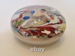 Clichy Sulfure ancien inclusion tête de femme- D. 8,9 cm XIXème siècle
