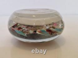 Clichy Sulfure ancien inclusion tête de femme- D. 8,9 cm XIXème siècle