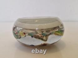 Clichy Sulfure ancien inclusion tête de femme- D. 8,9 cm XIXème siècle