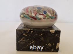 Clichy Sulfure ancien inclusion tête de femme- D. 8,9 cm XIXème siècle