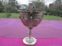 Coupe ancienne Lebellule et Mascaron bronze XIX siècle Art Nouveau