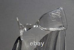 Cristal Baccarat Gondole Jambe Balustre 12 anciens verres à Liqueur 10cm Z