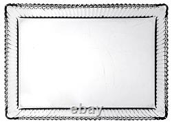 Cristal De Baccarat Plat Plateau Ancien Cristal De Baccarat Modèle Bambou