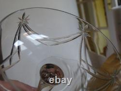 Cristal De Nancy France 6 Anciennes Coupes A Champagne Style Art Deco
