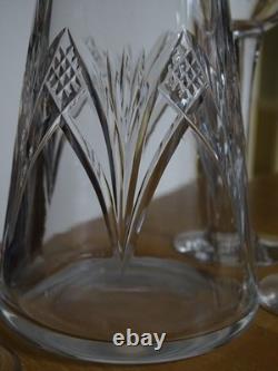 Cristal De Nancy France Ancien Service Liqueur Verres Et Carafe