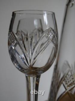 Cristal De Nancy France Ancien Service Liqueur Verres Et Carafe