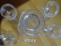 Cristal De Nancy France Ancien Service Liqueur Verres Et Carafe