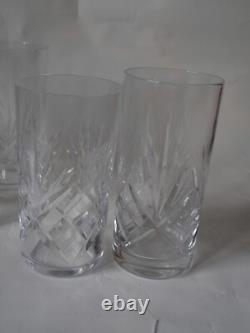 Cristal De St Louis Lot De 5 Grand Verre Ancien