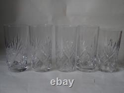 Cristal De St Louis Lot De 5 Grand Verre Ancien