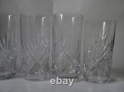 Cristal De St Louis Lot De 5 Grand Verre Ancien