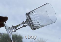 Cristal de BACCARAT 10 anciens verres à Vin modèle Richelieu H 12,5 cm