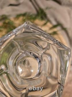 Cristal de Sèvres carafe à whisky ancienne cristal taillé avec étiquette