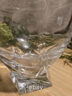 Cristal de Sèvres carafe à whisky ancienne cristal taillé avec étiquette