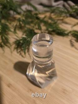 Cristal de Sèvres carafe à whisky ancienne cristal taillé avec étiquette