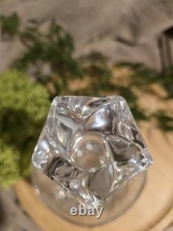 Cristal de Sèvres carafe à whisky ancienne cristal taillé avec étiquette