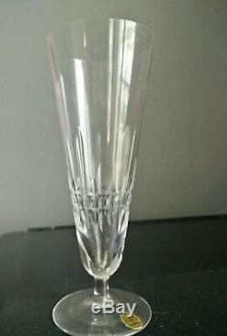 Cristal de sevres 12 flûtes/coupes à champagne anciennes en cristal taillé