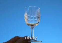 Cristal taillé Baccarat Nancy 10 anciens verres à Porto 11 cm Crystal