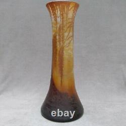 De Vez grand vase ancien Cristallerie de Pantin Devez french cameo glass