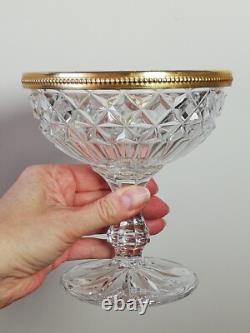 Drageoir bonbonnière ancienne en cristal