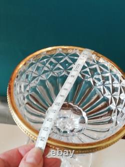 Drageoir bonbonnière ancienne en cristal