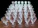Ensemble 40 Verres en cristal Daum France Modèle Orval Art De La Table Ancien