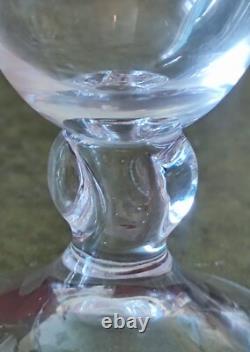 Ensemble 40 Verres en cristal Daum France Modèle Orval Art De La Table Ancien