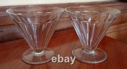 Ensemble 5 Verres cristal Baccarat France Modèle Rex Art De La Table Ancien