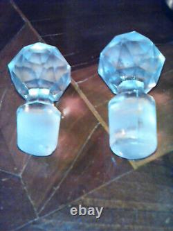 Flacons cristal français ancien