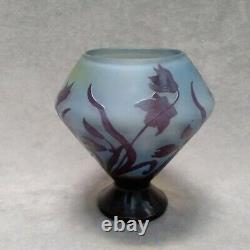 Gallé vase ancien french cameo glass