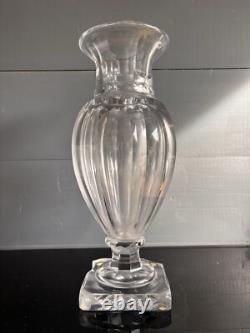 Grand vase Baccarat cristal ancien modèle Eurydice Harcourt 36 cm