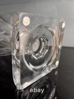 Grand vase Baccarat cristal ancien modèle Eurydice Harcourt 36 cm