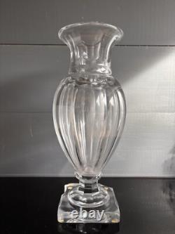 Grand vase Baccarat cristal ancien modèle Eurydice Harcourt 36 cm