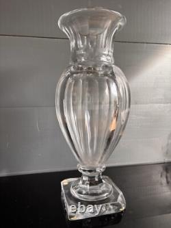 Grand vase Baccarat cristal ancien modèle Eurydice Harcourt 36 cm