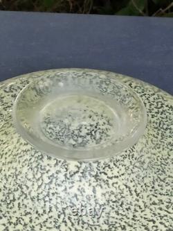Grande Coupe en Cristal de Murano Art Déco, Ancienne 1930
