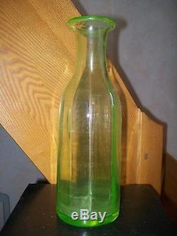 Grande bouteille carafe absinthe ancienne en verre OURALINE 29cm