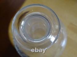 Gravure Aux Dragons Ancienne Carafe A Vin Cristal Epoque 1920