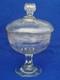 H 29 cm / Ancien drageoir cristal baccarat Facettes taille crystal
