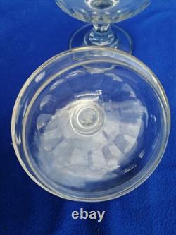 H 29 cm / Ancien drageoir cristal baccarat Facettes taille crystal
