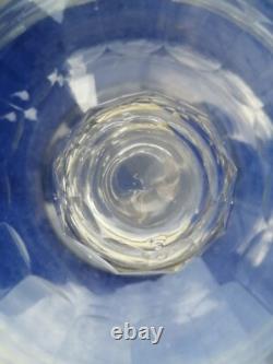 H 29 cm / Ancien drageoir cristal baccarat Facettes taille crystal