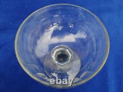H 29 cm / Ancien drageoir cristal baccarat Facettes taille crystal
